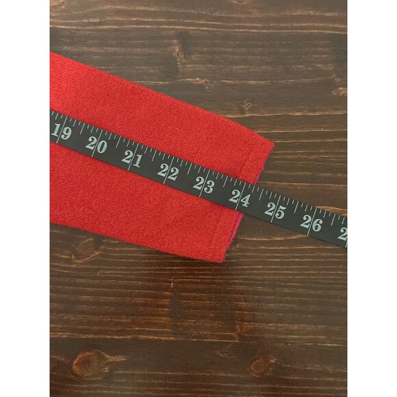 Classiques Entier 100% Cashmere Sweater Red S Necktie Classic Quite Luxury - Picture 11 of 13